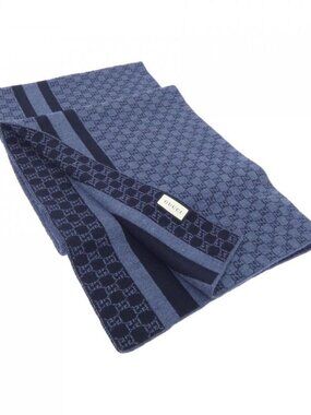 Gucci Scarf Blue Navy